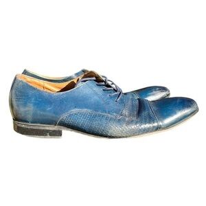 Florsheim Oxford Dress Shoes in blue, leather, men’s size 13
